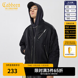 卡宾男装潮流工装棉衣外套春季款宽松外衣街头风潮男W 煤黑色01 L /175/50