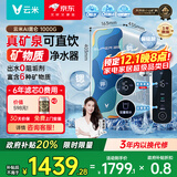 云米（VIOMI）净水器家用净水机小昆仑1000G净矿6年RO反渗透矿物质0阻垢剂双出水直饮机厨下式净饮机政府补贴