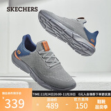 斯凯奇（Skechers）男鞋秋季软底轻便运动跑步鞋厚底休闲健步鞋65867