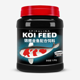 德瑞水族 鱼饲料金鱼锦鲤饲料增色增艳鱼食血鹦鹉鱼饲料鱼粮1200g