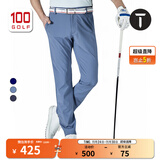EUROPEAN TOUR欧巡赛高尔夫服装男长裤春夏薄款长裤高尔夫男装修身弹力裤子男 灰蓝 34