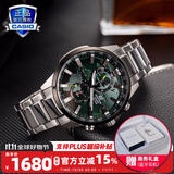 卡西欧（CASIO）商务休闲皮带钢带手表男日韩腕表防水石英男士手表送男友新年礼物 EFR-303DB-3AVUPR