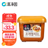 清净园韩国进口 蛤蜊银鱼生大酱450g 贝类&鳀鱼 韩式大酱汤豆腐汤调味酱
