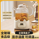 善器者多功能养生壶全玻璃煮茶壶烧水壶婴儿专用恒温水壶电热水壶一体花茶壶小型2025新款煮茶器保温壶 2L 恒温款(可调温)+304茶漏