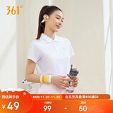 361°短袖女春夏季运动t恤速干衣polo衫跑步健身休闲瑜伽662424130H-1