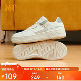 361°运动女鞋秋冬季学生复古厚底增高小白休闲板鞋子女682116601F-10