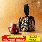 万仟堂旅行茶具 陕历博联名陶瓷便携茶具快客杯伴手礼盒大唐风华 漆红釉