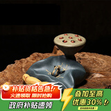 藏壶天下宜兴紫砂盖托茶宠纯手工摆件茶具配件青蛙莲子可养茶桌茶玩小摆件