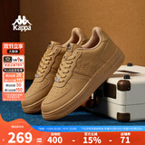 KAPPA卡帕男鞋板鞋男秋冬新款透气小白鞋子男百搭休闲鞋情侣跑步运动鞋 雄鹿棕 36
