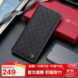 金利来男士钱包长款票夹多卡位钱夹青年PVC钱包礼盒 生日礼物送爸爸