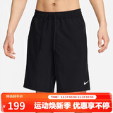 耐克NIKE男子春夏梭织短裤 运动休闲 凉爽轻便FN2999-010黑色 2XL
