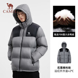 骆驼（CAMEL）户外羽绒服冬季加厚保暖男女同款防风石墨烯面包服外套