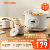 九阳（Joyoung）电炖盅电炖锅隔水炖煮2.5L+0.5L*3多功能锅家用煮粥煲汤锅燕窝炖盅白瓷内胆炖汤锅一锅四胆GD521