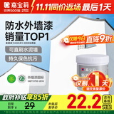 嘉宝莉外墙漆乳胶漆防水防晒涂料白色自刷外墙翻新防水涂料新家园1kg