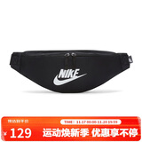 耐克（NIKE）男女腰包 单肩包斜挎包胸包休闲包DB0490-010 黑