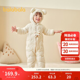 巴拉巴拉儿童轻薄羽绒服男女童冬装连体衣2025造型可爱趣味萌208425120203