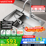 华帝（VATTI）304不锈钢水槽大单槽厨房洗菜盆一体盆家用洗菜池水池盆 S3系列