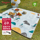 贝博氏babybox爬行垫野餐垫户外加厚防潮便携地垫整张垫