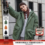 Reebok锐步官方男女经典复古宽松中长款派克服羽绒夹克 23FRC277UGL6 L