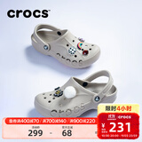 卡骆驰（CROCS）洞洞鞋贝雅男鞋女鞋轻便耐磨一脚蹬拖鞋休闲鞋|10126 卵石色-2V3 40 (250mm)