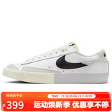 耐克NIKE运动板鞋男复刻BLAZER LOW运动鞋DZ2544-100白黑42
