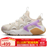 耐克NIKE女子休闲鞋气垫HUARACHE秋款运动鞋DQ8031-101顶峰白色42码