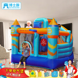 博士豚充气城堡室内大型蹦床室内超长滑梯户外儿童淘气堡可折叠游乐园 72098-小家城堡( 小户型专用款 )