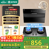 容声抽油烟机燃气灶烟灶两件套装侧吸式油烟机家用18m³大吸力自动清洁 CXW-288-Q10+JZY-RLB10Y液化气