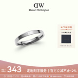 丹尼尔惠灵顿（DanielWellington）dw戒指女 经典系列情侣戒指 典雅银48号 生日礼物送女友 DW027