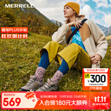 迈乐（Merrell）官方店男女款户外登山徒步鞋减震MOAB 3迈越者轻量防滑耐磨透气 J035882灰（女） 36