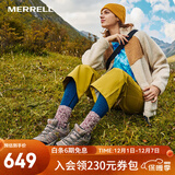 迈乐（Merrell）官方店男女款户外登山徒步鞋减震MOAB 3迈越者轻量防滑耐磨透气 J035882灰（女） 36