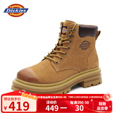 Dickies男士马丁靴高帮时尚男靴工装靴情侣靴男 土黄 39-男女款