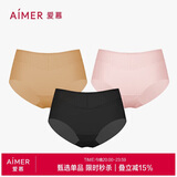 爱慕【3件包】KiKi裤轻薄净痕爽滑锦纶触感女士中腰三角裤