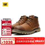 CAT卡特工装靴马丁靴中帮男鞋道布尔戴休闲工鞋商场同款 棕色 41