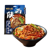 有你一面陕西风味油泼面230.5g肉臊拌面方便面条特色小吃刀削面宽面非油炸