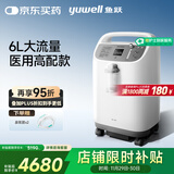 鱼跃(yuwell)6L升新国标医用制氧机制氧带雾化中重度缺氧助呼吸8F-6W