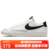 耐克NIKE板鞋女经典缓震BLAZER LOW '77休闲鞋DC4769-102白/黑36.5