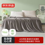 京东京造蚕丝被 兰精天丝夏凉被空调被蚕丝被100%蚕丝凉感被1.8x2.1m