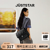 欧时纳（JUST STAR）张予曦同款双肩包女款2025年新款轻奢通勤轻便旅行背包大学生书包