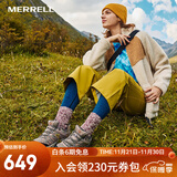 迈乐（Merrell）官方店男女款户外登山徒步鞋减震MOAB 3迈越者轻量防滑耐磨透气 J035882灰（女） 36