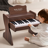 奥智嘉儿童玩具3-6岁宝宝电子琴木质小钢琴可弹奏益智早教乐器生日礼物