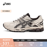 亚瑟士ASICS跑步鞋女鞋耐磨运动鞋透气越野跑鞋 GEL-KAHANA 8 CN 浅棕色/黑色 37.5