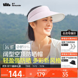 蕉下（beneunder）遮阳帽女太阳帽空顶帽防晒帽防紫外线遮脸时尚百搭UL569紫
