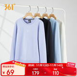 361°卫衣女秋冬季外套运动休闲套头衫宽松圆领长袖上衣662334801D-10