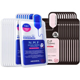 美迪惠尔新水润紧致面膜&毛孔紧致黑面膜20片组合装补水弹润礼物出游必备