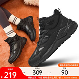 安踏行者大棉鞋高帮加绒加厚保暖女鞋休闲鞋冬季革面厚底情侣运动鞋