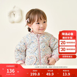 巴拉巴拉儿童羽绒服三防轻薄棒球领外套男童女童装2025秋冬装209425107202