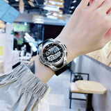 ABORNI王一博同款独角兽电子手表男夜光钢铁之心初高中学生女机械风卡休 银川