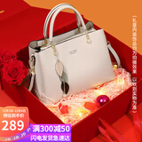 viney牛皮包包女包斜挎妈妈包中年单肩手提大包生日礼物高端送女友母亲