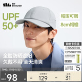 蕉下（beneunder）棒球帽子男鸭舌帽遮阳帽防晒帽女太阳帽高级感潮流百搭冬季灰